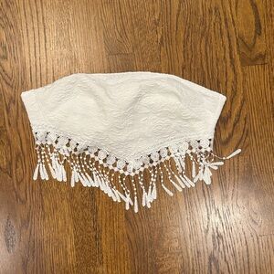 SHEIN White Crop Tube Top